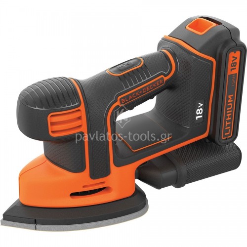 Τριβείο Mouse 18V 1.5Ah Black & Decker BDCDS18