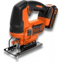 Σέγα Black&Decker 18V με μπαταρία 2Ah+φορτιστή 400mA BDCJS18