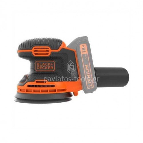 Επαναφορτιζόμενο Έκκεντρο Τριβείο 18V Lithium-ion Black & Decker( Χωρίς μπαταρία&φορτιστή) BDCROS18N
