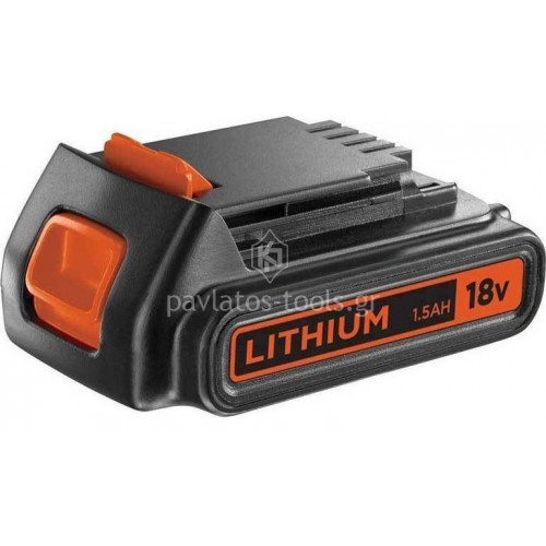 Μπαταρία Black&Decker 18V 1,5Ah Li-on BL1518