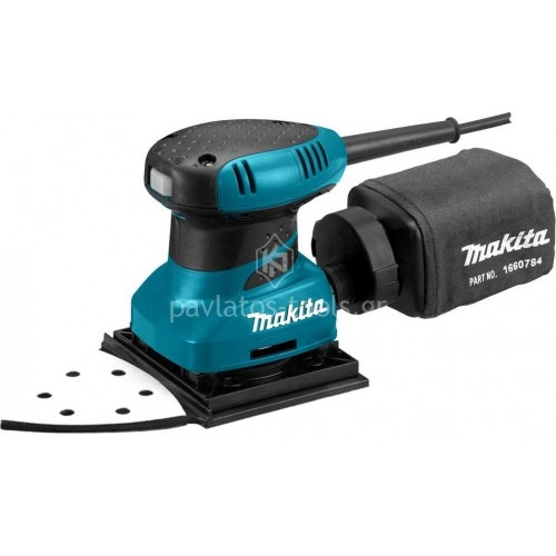 Παλμικό τριβείο Makita 200 Watt τριγωνικό 112x190mm BO4565