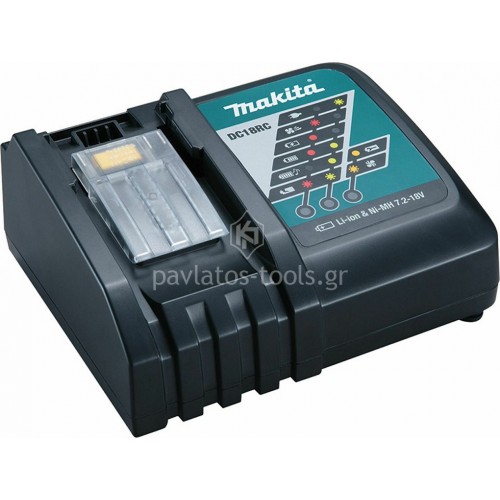 Φορτιστής μπαταριών Makita 7.2-18 V Li-ion DC18RC 195584-2