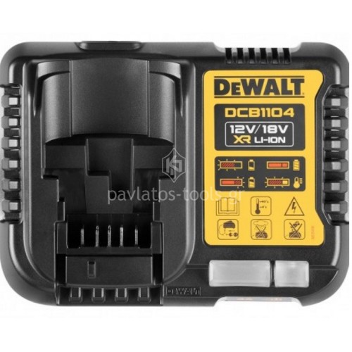 Φορτιστής μπαταριών Dewalt 18V Li-on 4A DCB1104