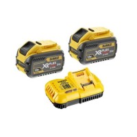 Σετ φορτιστής ταχείας φόρτισης & 2x54V/18V μπαταρίες 3.0-9.0Ah Dewalt DCB118X2