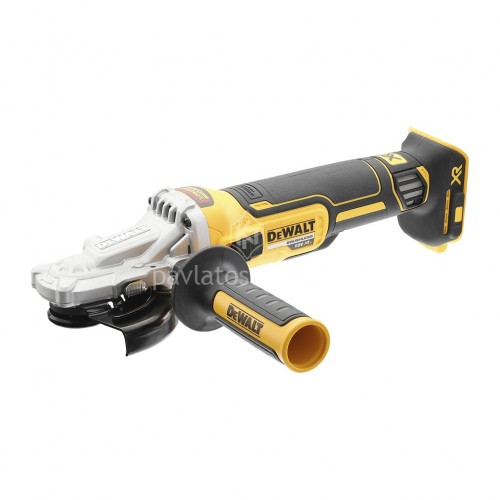 Γωνιακός τροχός επίπεδος Dewalt XR Brushless 125mm (ΧΩΡΙΣ ΜΠΑΤΑΡΙΑ & ΦΟΡΤΙΣΤΗ) DCG405FN