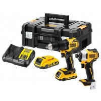 Σετ Dewalt Brushless 18V Κρ.Δραπανοκατσάβιδο DCD709+Παλμικό Κατσαβίδι DCF809 (2x2.0Ah) DCK2062D2T