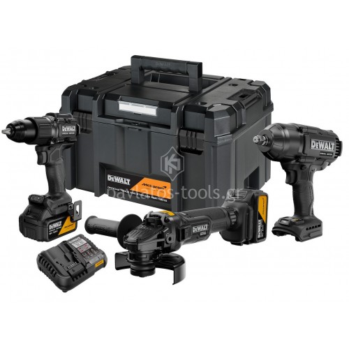 Σετ Dewalt McLaren Edition Δραπ/δο Kρουστικό DCD86M Μπουλονόκλειδο DCF99M+Γωνιακός Τροχός DCG45M Brushless (2x5.0Ah) DCK3222MP2T 