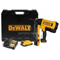 Καρφωτικό σκυρδέματος Dewalt μπαταρίας-αερίου (1x2.0Ah) DGN845D1
