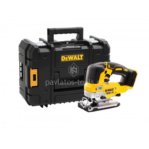 Σέγα Dewalt 18V Brushless (Χωρίς Μπαταρία & φορτιστή) με βαλίτσα DCS334NT