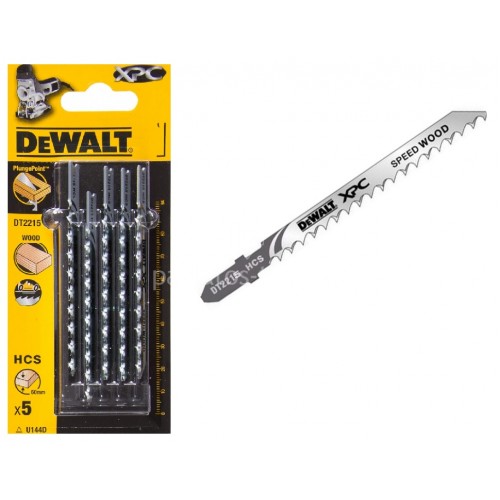Λεπίδες Dewalt σετ 5τμχ. XPC ξύλου 95x4.0mm (U144D) DT2215