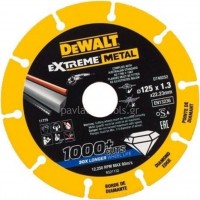 Δίσκος Κοπής Dewalt  Inox Διαμαντέ Extreme 125mm DT40252