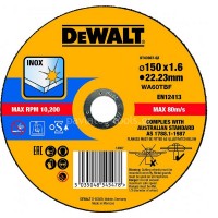 Δίσκος Κοπής Inox Dewalt Ø150x1.6mm DT43907