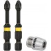 Σετ 2 Μύτες Dewalt PH2 50mm με μαγνήτη αυτοσυγκράτησης+αντάπτορας DT70536T