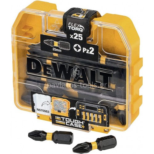 Σετ μύτες Dewalt  PZ2 No2x25mm 25 τεμαχίων DT70556T 