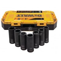 Σετ Καρυδάκια Μακρια Κρούσης Dewalt McLaren 1/2" 7 τεμαχίων DT70905 