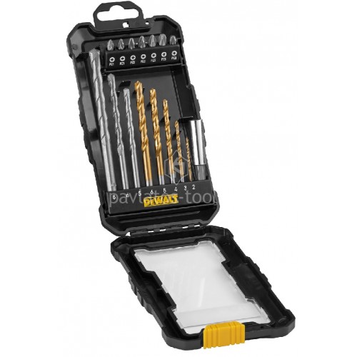 Σετ Dewalt 16 τεμαχίων τρυπάνια+μύτες βιδώματος DT71567