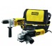 Σετ Stanley Fatmax Κρουστικό Δράπανο 750W+Γωνιακός τροχός 850W σε υφασμάτινη τσάντα μεταφοράς FMEK21S-QS