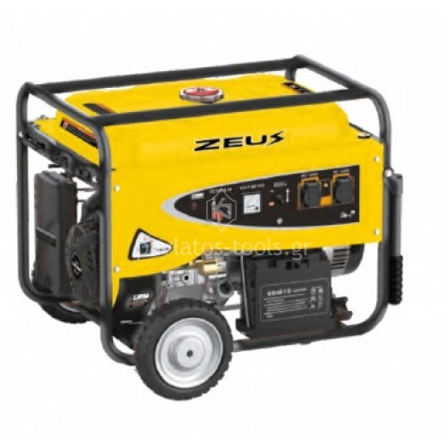 Βενζινοκίνητη Γεννήτρια Zeus 6.5 KW GS 065150E