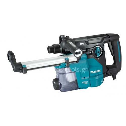 Πιστολέτο Makita 3 λειτουργιών sds-plus 1050 Watt 30mm AVT kit συλλογή σκόνης HR3011FCWJ
