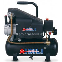 Αεροσυμπιεστής Aibili 8 ltr 1hp μονομπλόκ ελαιολίπαντος IBL-8K
