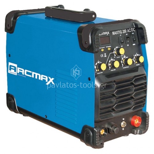 Ηλεκτροκόλληση Inverter Arcmax για ηλεκτρόδια+tig MAXTIG 200 AC/DC