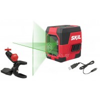 Αλφάδι LASER Σταυρού SKIL RED Πράσινης Δέσμης 912AA  MT1E1912AA