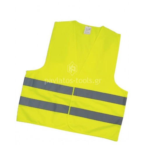 Γιλέκο Αντανακλαστικό Inox Kiss κίτρινο XL 120GSM 100% Polyester SAF2101
