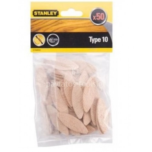 Σετ 50 τεμαχίων Stanley καβίλιες σύνδεσης  Νο 10 STA66501