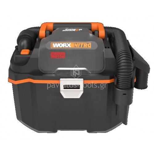 Σκούπα μπαταρίας Worx υγρών-στερεών 20V solo (χωρίς μπαταρία+φορτιστή) WX031.9