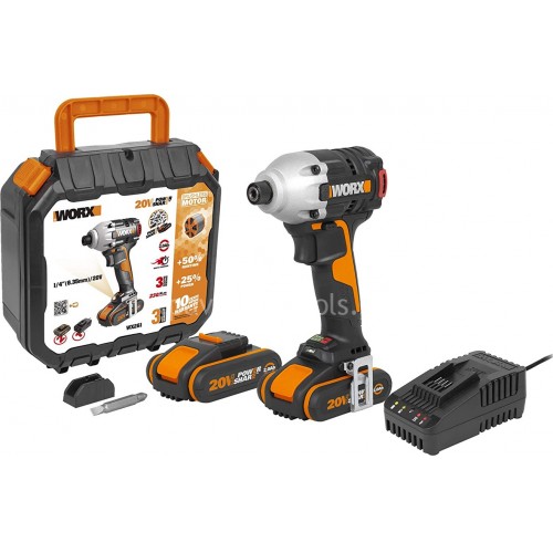Παλμικό Κατσαβίδι Worx 20V (2x2.0Ah) WX261 